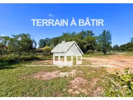 terrain constructible- secteur du fau- 1229 m2