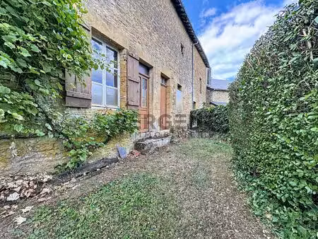 maison en pierre à rénover - mitoyenne 2 côtés - jardin