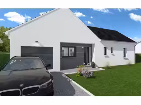 terrain avec maison neuve à vendre