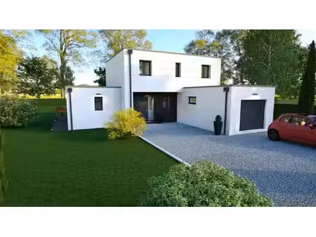 terrain avec maison neuve à vendre