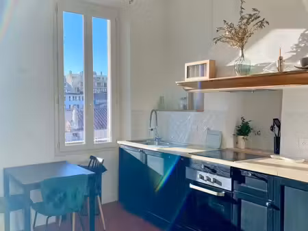 t2 38 m² (meublé) – vauban – vue marseille