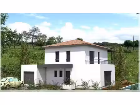 terrain avec maison neuve à vendre