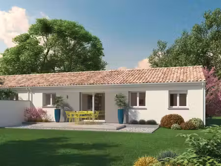 terrain avec maison neuve à vendre