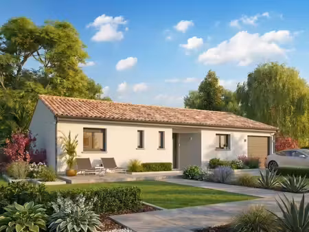 terrain avec maison neuve à vendre