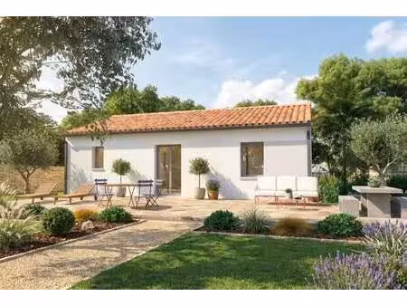 terrain avec maison neuve à vendre
