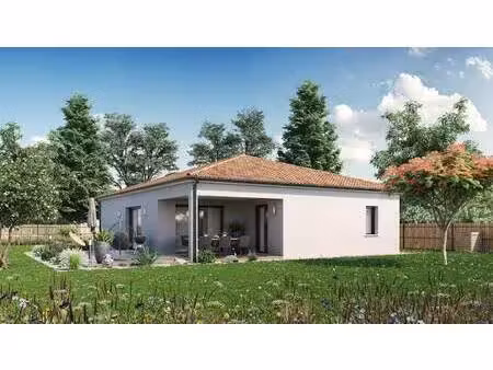 terrain avec maison neuve à vendre