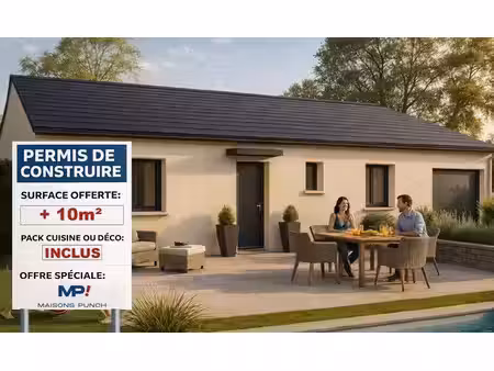 terrain avec maison neuve à vendre