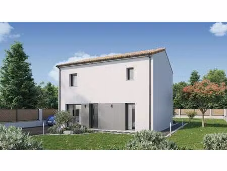 terrain avec maison neuve à vendre