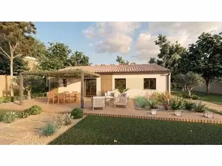terrain avec maison neuve à vendre