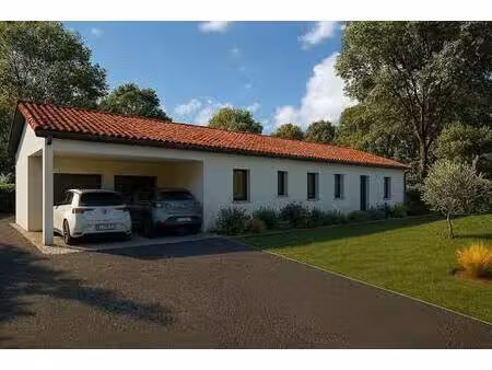 terrain avec maison neuve à vendre