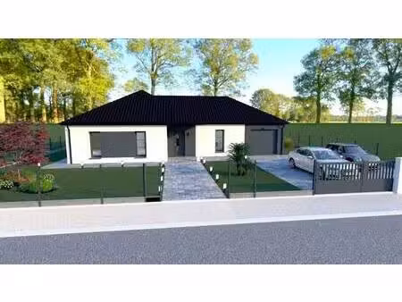 terrain avec maison neuve à vendre
