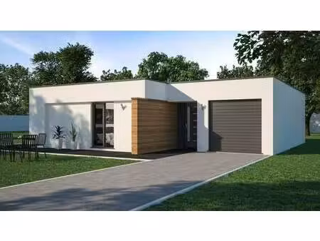 terrain avec maison neuve à vendre