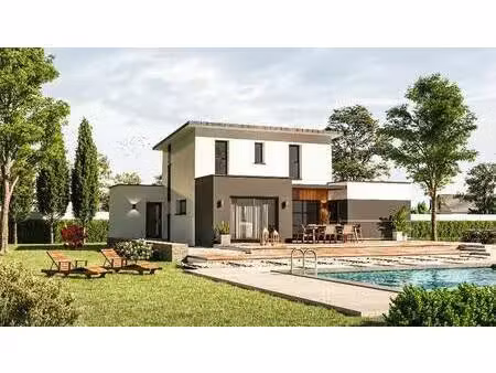 terrain avec maison neuve à vendre