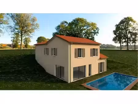 terrain avec maison neuve à vendre