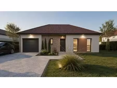 terrain avec maison neuve à vendre