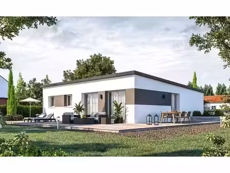 terrain avec maison neuve à vendre