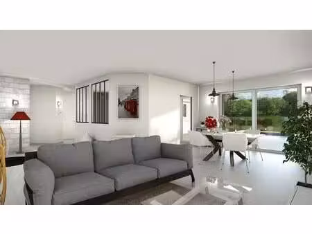terrain avec maison neuve à vendre