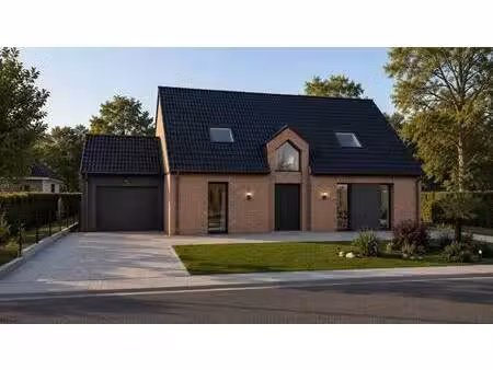 terrain avec maison neuve à vendre
