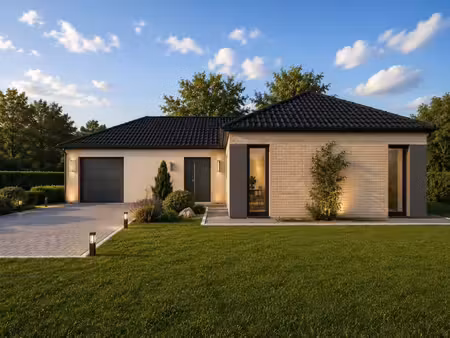 terrain avec maison neuve à vendre