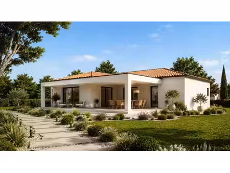 terrain avec maison neuve à vendre