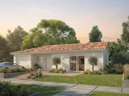 terrain avec maison neuve à vendre