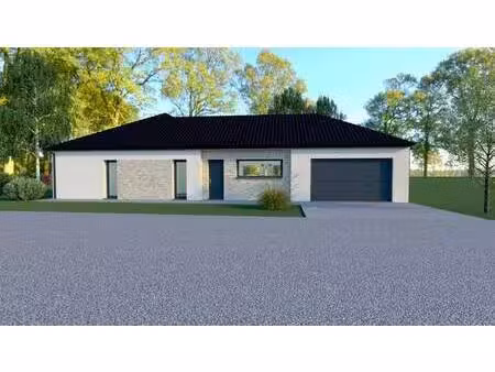 terrain avec maison neuve à vendre