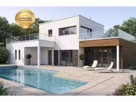 terrain avec maison neuve à vendre