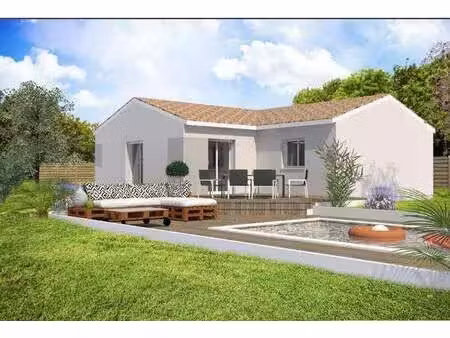 terrain avec maison neuve à vendre