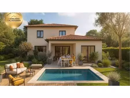 terrain avec maison neuve à vendre