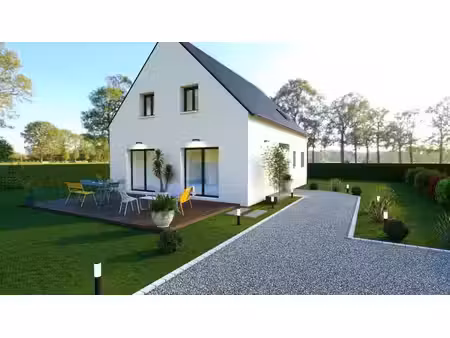 terrain avec maison neuve à vendre