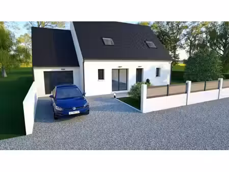 terrain avec maison neuve à vendre