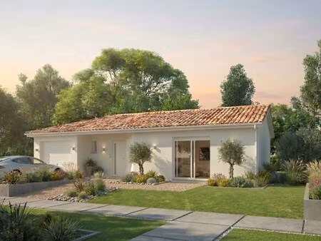 terrain avec maison neuve à vendre