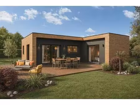 terrain avec maison neuve à vendre