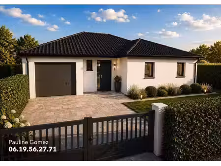 terrain avec maison neuve à vendre