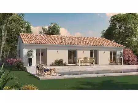 terrain avec maison neuve à vendre