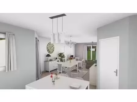terrain avec maison neuve à vendre