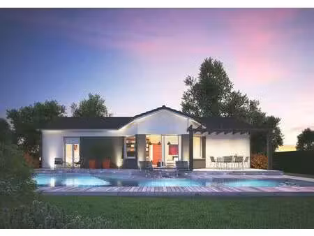 terrain avec maison neuve à vendre