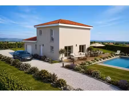 terrain avec maison neuve à vendre