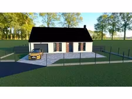 terrain avec maison neuve à vendre