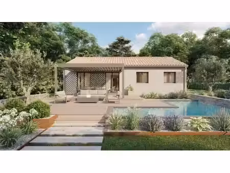 terrain avec maison neuve à vendre