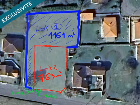 terrain constructible à vendre