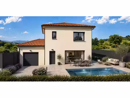 terrain avec maison neuve à vendre