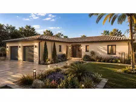 terrain avec maison neuve à vendre