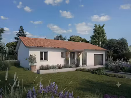 terrain avec maison neuve à vendre