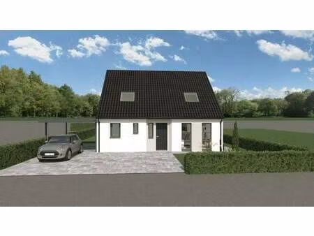 terrain avec maison neuve à vendre