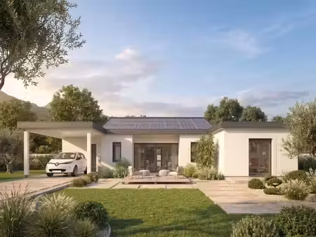 terrain avec maison neuve à vendre