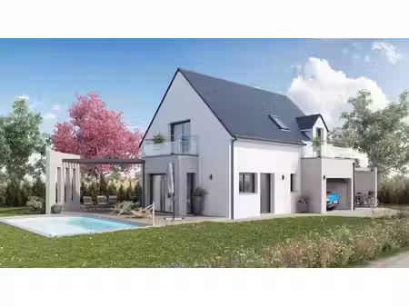 terrain avec maison neuve à vendre