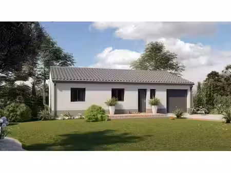 terrain avec maison neuve à vendre