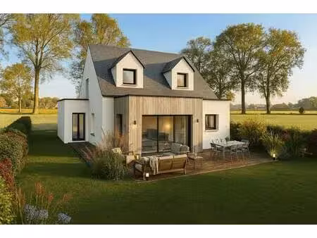 terrain avec maison neuve à vendre