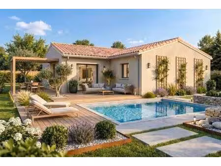 terrain avec maison neuve à vendre
